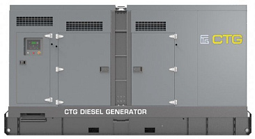 Дизельный генератор CTG 250D в кожухе ДизельЭнергоРесурс